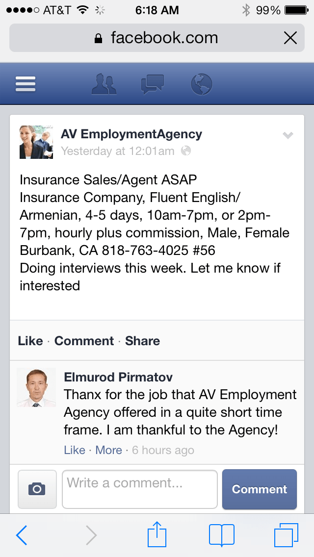 Av Employment Agency