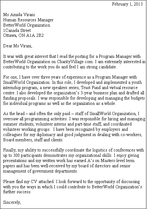 Career Q A Demonstrating Best Fit In A Cover Letter