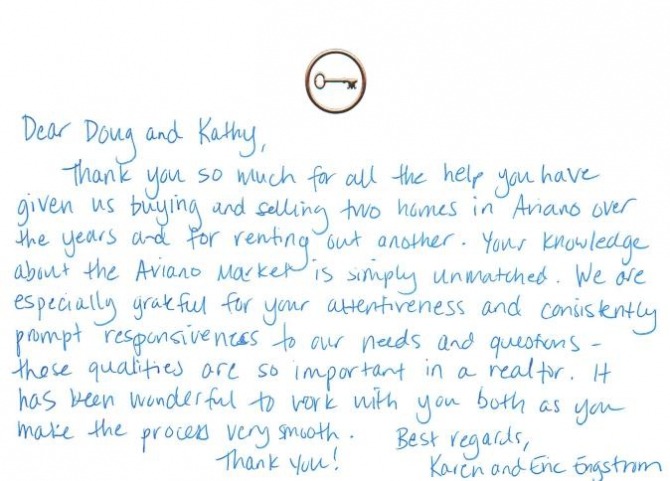 Client Feedback About Doug And Kathy Ingersoll