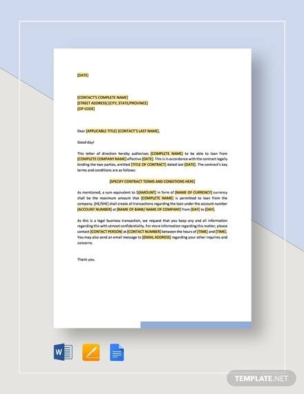 Free  Payment Letter Formats In Ms Word