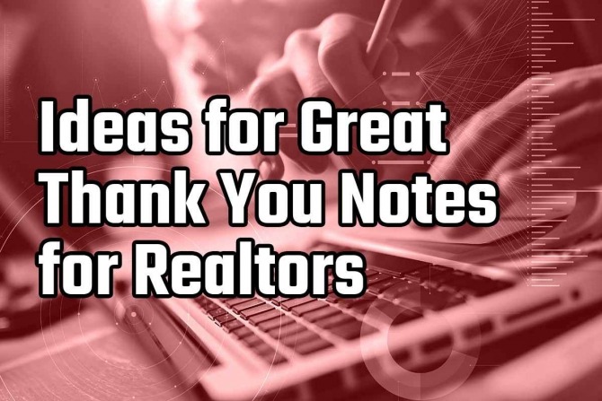 Great Ideas And Templates For Real Estate Thank You Notes