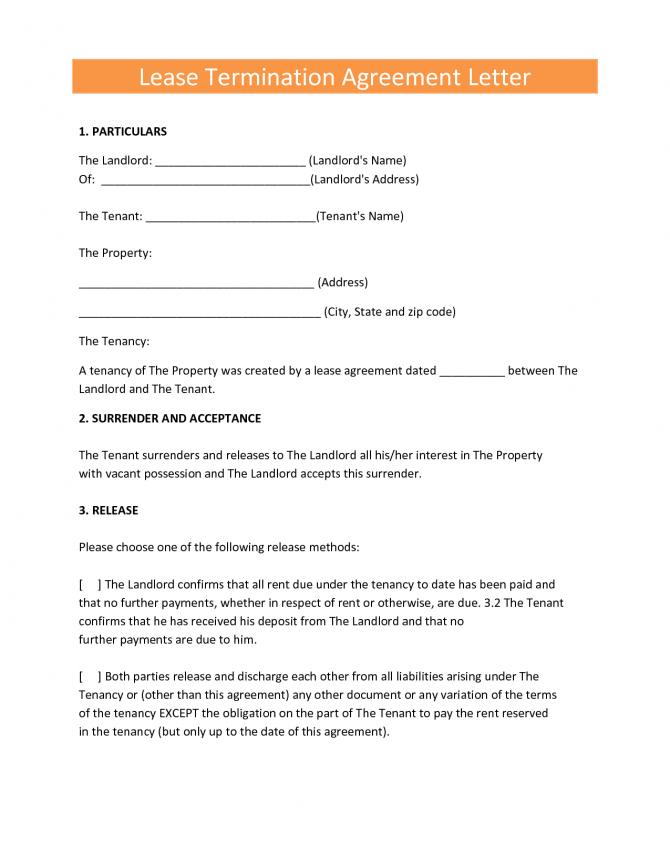 Landlords Contract Template Sample Tenancy Formal Early Lease