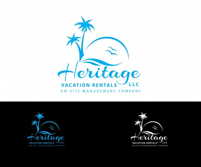 Playful  Bold  Tourism Logo Design For Heritage Vacation Rentals