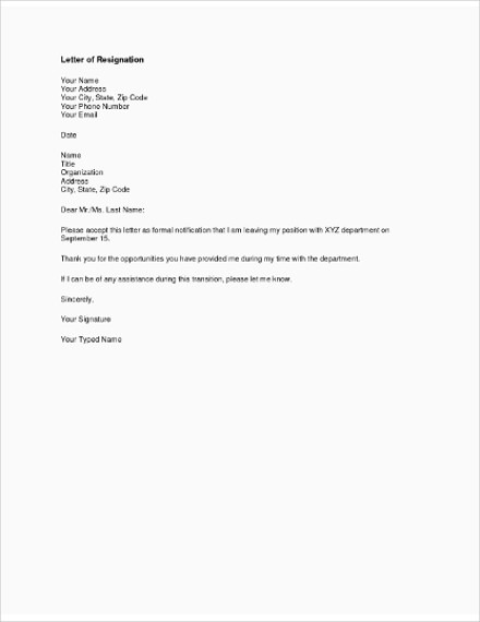 Retirement Letter Examples  Templates In Word  Pages  Docs