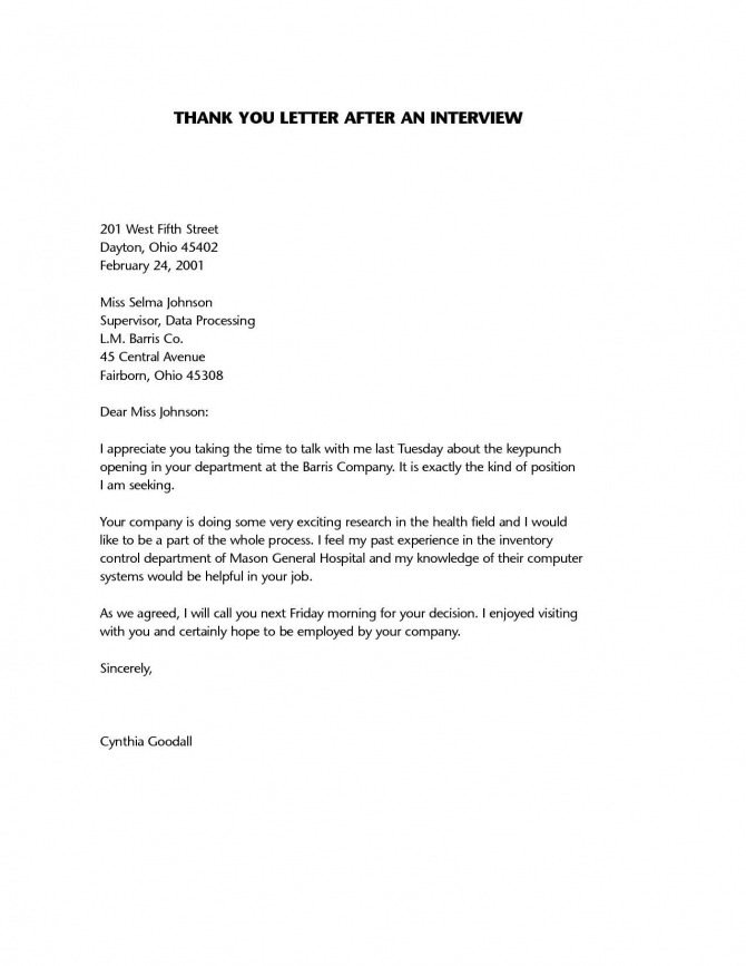 Valid Thank You Letter Format For Teacher