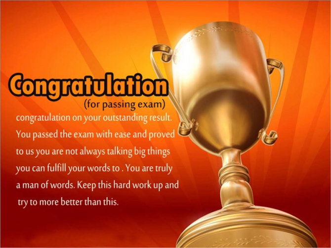 Congratulations For Passing Exam Messages And Wishes