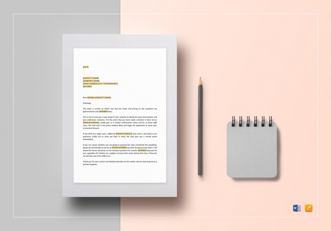 Final Reminder Terms And Pricing Good For A Limited Time Template