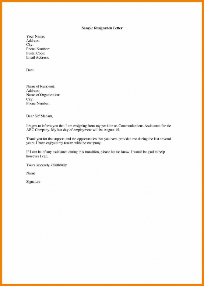 Format Of Resignation Letter By Director Save Resignation Letter