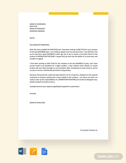 Appeal Letter Templates
