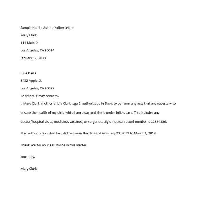 Authorization Letter To Perform Work Gotilo