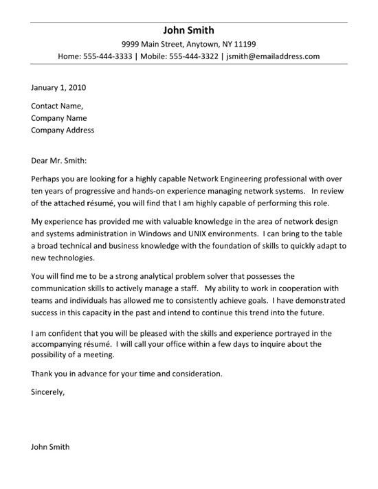 Example Electrical Engineering Cover Letters Letter Templates