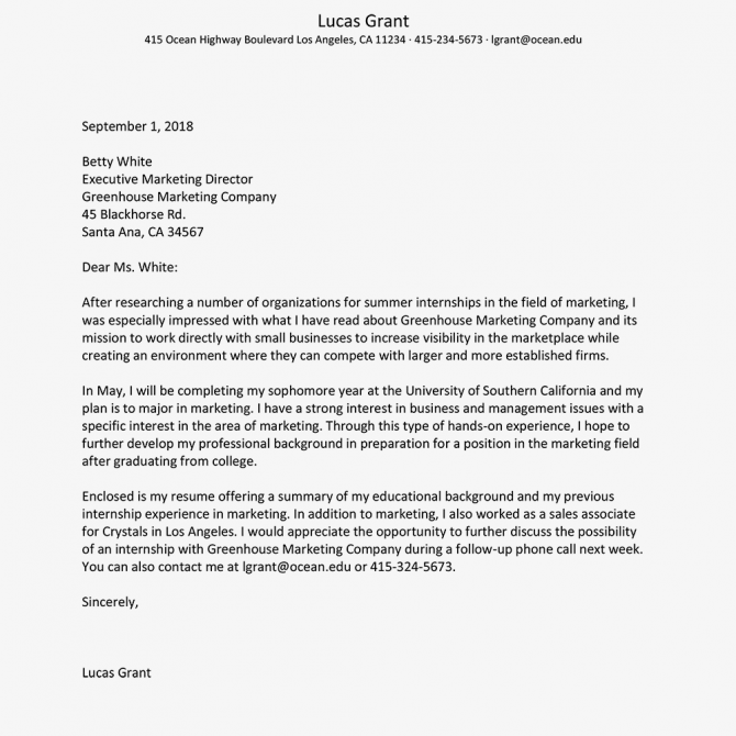 Internship Letter From Company - Gotilo.org