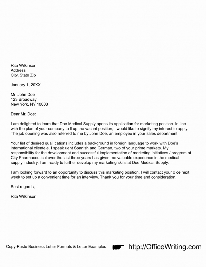 Letters Of Application Examples Beautiful Job Application Letter