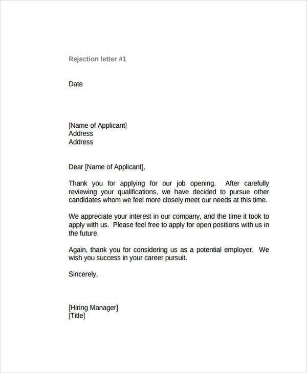 Sample Letter To Decline A Meeting Request Politely