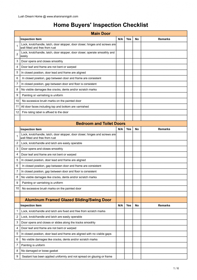 Creating A Home Inspection Checklist Using Microsoft Excel Can Be