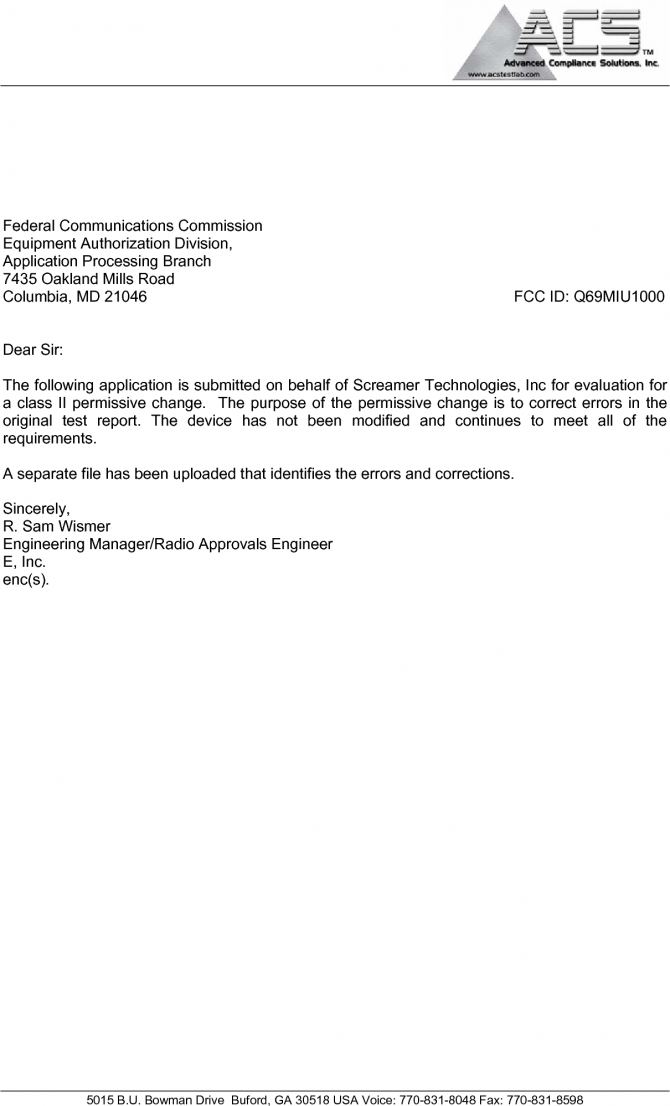 Miu Dsss Meter Reading Interface Unit For Utility Cover Letter
