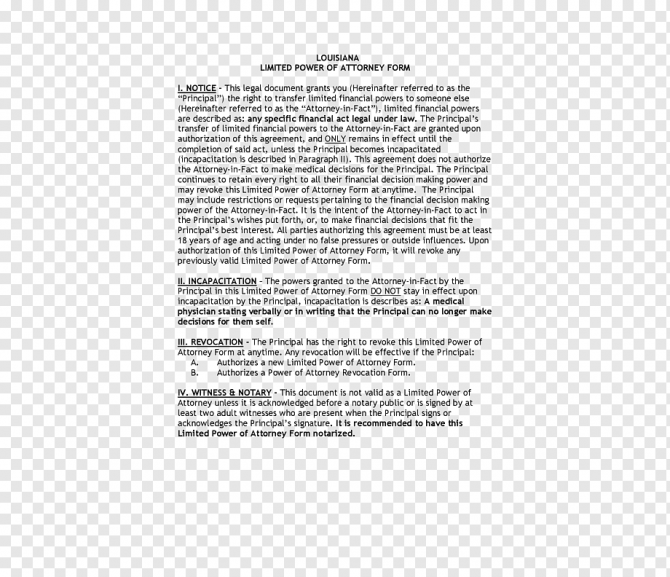 Power Of Attorney Form Healthcare Proxy Revocation Document Power Of Attorney Form Healthcare Proxy Revocation Document