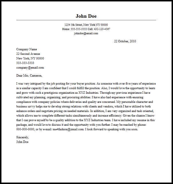 Letter To Seller Of Home Example