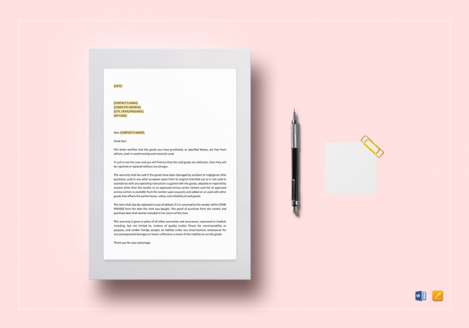 Reply Notice Of Limited Warranty Template In Word Google Docs Reply Notice Of Limited Warranty Template In Word Google Docs