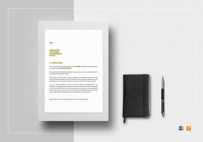 We Are Not Taking Your Dissatisfaction Lightly Template In Word We Are Not Taking Your Dissatisfaction Lightly Template In Word