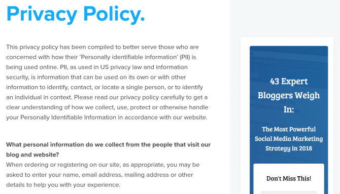 Wordpress Privacy Policy Guide How To Create One  Plus What To
